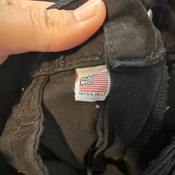 Fred by Fred Segal Womens Black Skinny Pants Size 28 Made in USA - Picture 7 of 12